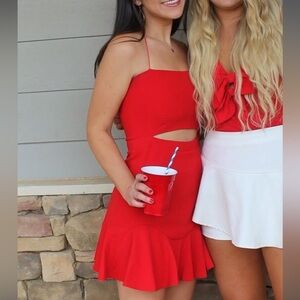 White Fox Boutique Red Mini Dress